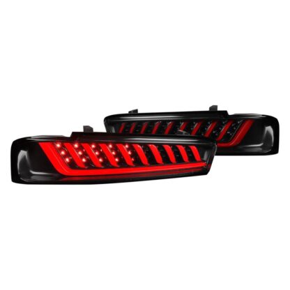Led Tail Light - Black With Red Light Bar | 16-18 Chevrolet Camaro