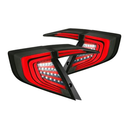 Led Tail Light Smoked Lens With Sequential Turn Signal | 16-20 Honda Civic