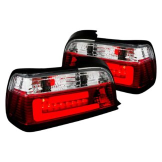 Tail Lights Red Clear Coupe Model | 92-98 Bmw E36