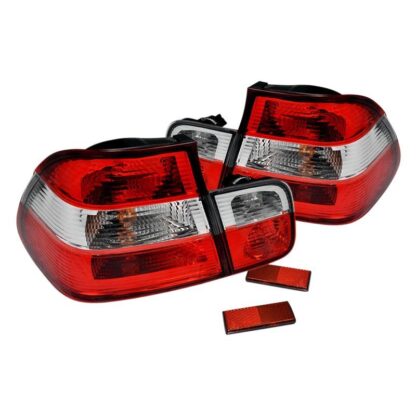 3 Series Altezza Tail Light Red Clear 4 Door | 99-01 Bmw E46