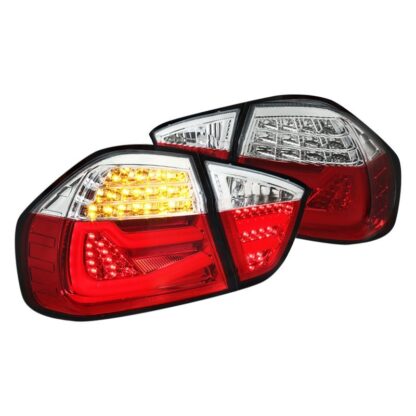 Led Tail Lights-Red | 06-08 Bmw E90 3 Series