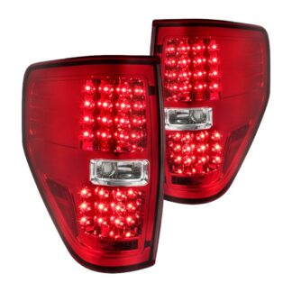 Led Tail Lights - Red | 09-14 Ford F150