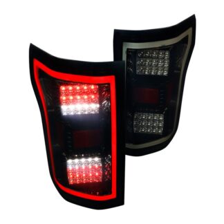 Tail Lights- Glossy Black Housing With Smoke Lens | 18-20 Ford F150
