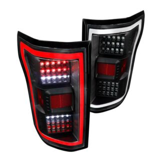 Tail Lights- All Black Housing With Clear Lens | 18-20 Ford F150