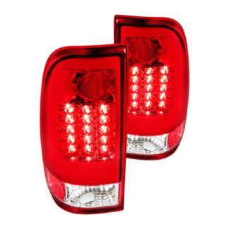 Led Tail Lights Red | 99-07 Ford F350