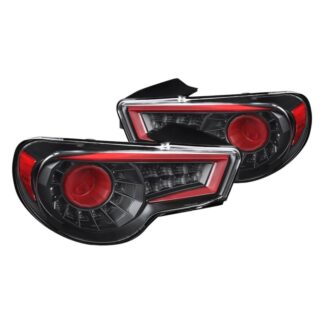 Sequential Led Tail Lights- Black Housing- Clear Lens- Red Light Bar | 12-16 Scion Frs