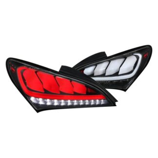 2Dr Led Tail Lights Matte Black With Sequential | 10-15 Hyundai Genesis