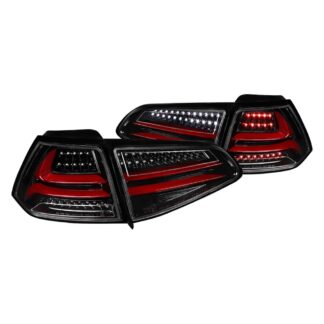 Mk7 Led Tail Lights- Glossy Black With Clear Lens | 15-UP Volkswagen Golf Mk7