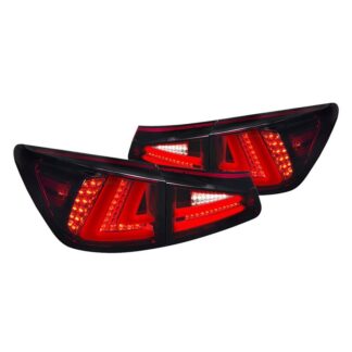 Led Tail Lights Red Smoked | 06-08 Lexus Is250