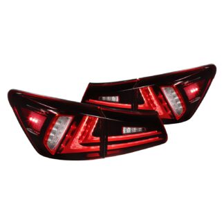 Led Tail Lights With Red Lens | 06-13 Lexus Is250