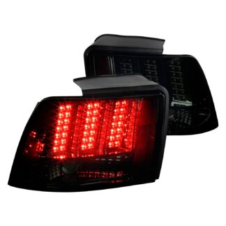 Sequential Led Tail Lights Smoke | 99-04 Ford Mustang