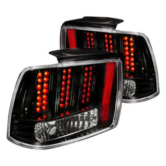 Led Tail Lights Black | 99-04 Ford Mustang