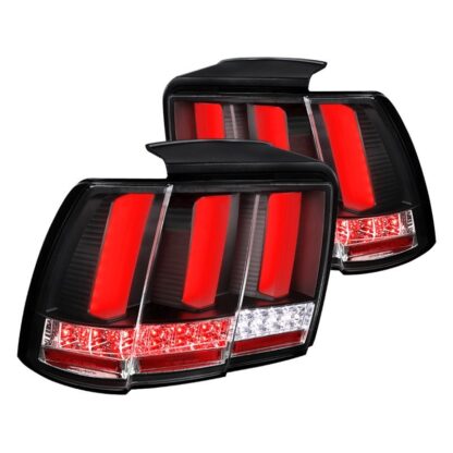 Ford Mustang Sequential Led Tail Light - Black | 99-04 Ford Mustang