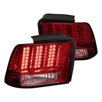 Facelift Sequential Led Tail Lights- Red | 99-04 Ford Mustang
