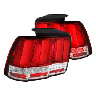 Facelift Sequential Led Tail Light Red | 99-04 Ford Mustang