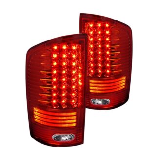 Led Tail Lights Red | 02-06 Dodge Ram