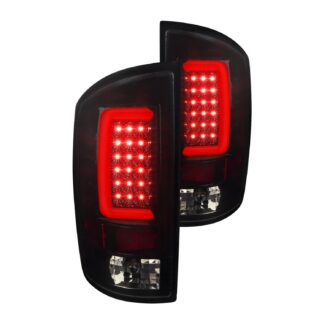 Led Tail Lights With Smoked Lens And Glossy Black Housing | 07-08 Dodge Ram