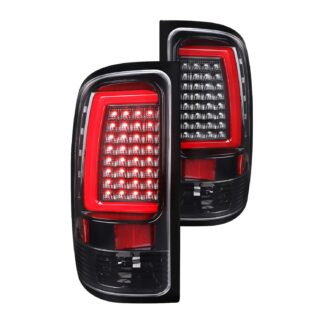 1500 / 1500Hd /2500Hd / 3500Hd Led C-Bar Tail Light With Clear Lens And Glossy Black Housing | 07-13 Gmc Sierra