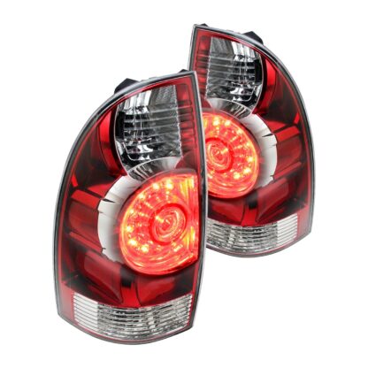 Red Led Tail Lights | 05-13 Toyota Tacoma