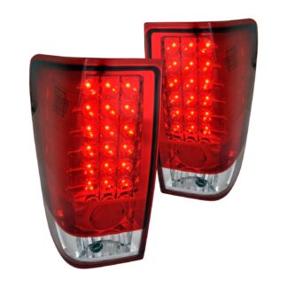 Led Tail Lights Red | 04-12 Nissan Titan