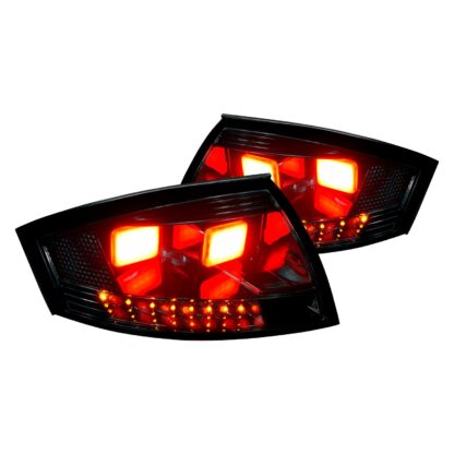 Led Tail Lights V2 Black Housing Smoked Lens | 99-06 Audi Tt