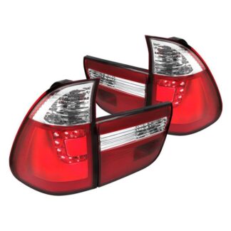 Led Tail Lights Red | 00-06 Bmw X5