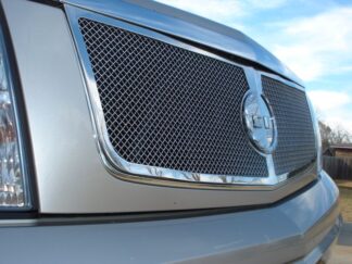 Chrome Polished Wire Mesh Grille 2002-2006 Cadillac Escalade  Main Upper