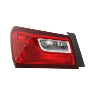 ( POE ) Chevy Malibu 16-18 Driver Side Tail Light – Brake-2815(Included) ; Side-W5W(Included) – OE Outer Left