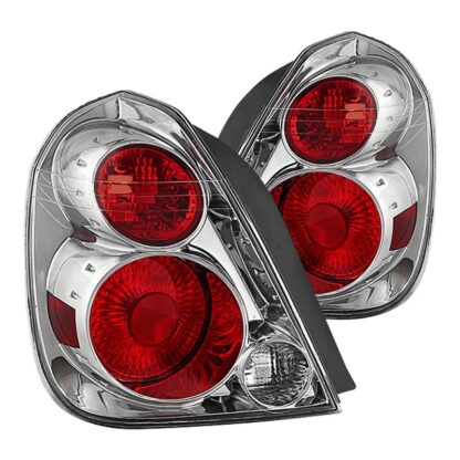 ( OE ) Nissan Altima 02-04 Driver Side Tail Lights - Signal-3156(Not Included) ; Reverse-921(Not Included) - OE Chrome