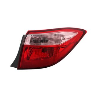 ( OE ) Toyota Corolla 17-19 4D Sedan (CE L LE Model) Red Pink Tail Light - Signal-7440A(Included) ; Brake-7443(Included) ; Parking-7443(Included) - OE Right