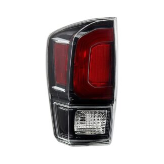( OE ) Toyota Tundra 20 TRD PRO (Black Bezel  Black Trim) OE Driver Side Tail Lights – Signal-7443(Included) ; Reverse-921(Included) ; Brake-7443(Included) – Left