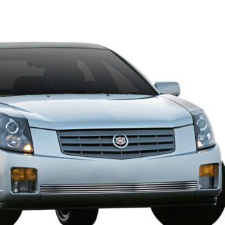 GR01FEC78C Silver Hairline Finish Horizontal Billet Grille | 2003-2007 Cadillac CTS Not For CTS V Model (LOWER BUMPER)