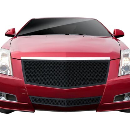 GR01GGG68H Black Powder Coated 1.8 mm Wire Mesh Grille | 2008-2013 Cadillac CTS (Not For CTS-V