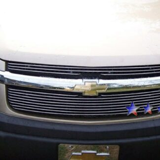 GR03FEG34A Polished Horizontal Billet Grille | 2005-2009 Chevy Equinox (MAIN UPPER)