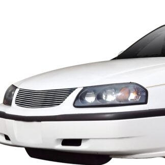GR03FEG41C Silver Hairline Finish Horizontal Billet Grille | 2000-2005 Chevy Impala (MAIN UPPER)