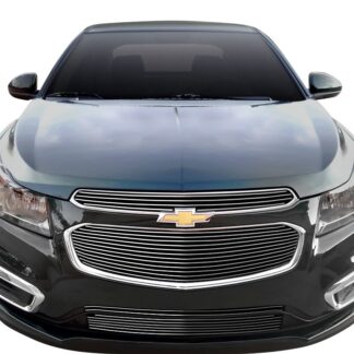 GR03FFC43A Polished Horizontal Billet Grille | 2015-2015 Chevy Cruze (LOWER BUMPER)