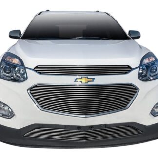 GR03FFC71A Polished Horizontal Billet Grille | 2016-2017 Chevy Equinox (LOWER BUMPER)