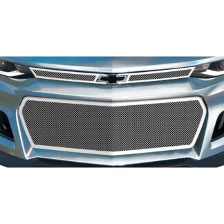 Chrome Polished Wire Mesh Grille 2019-2022 Chevy Camaro  Main Upper
