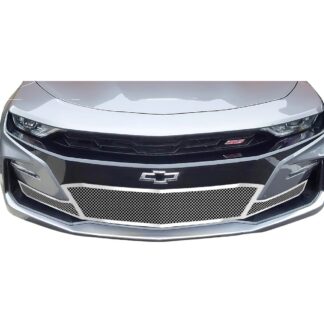 Chrome Polished Wire Mesh Grille 2019-2022 Chevy Camaro  Lower Bumper