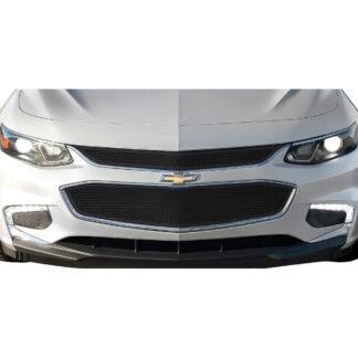 GR03GFC73H Black Powder Coated 1.8 mm Wire Mesh Grille | 2016-2018 Chevy Malibu (Not for Limited Model) (MAIN UPPER)