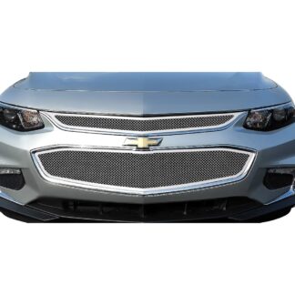 Chrome Polished Wire Mesh Grille 2016-2018 Chevy Malibu  Main Upper
