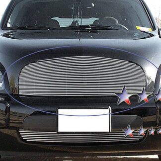 GR03HEB12A Polished Horizontal Billet Grille | 2006-2011 Chevy HHR (MAIN UPPER)