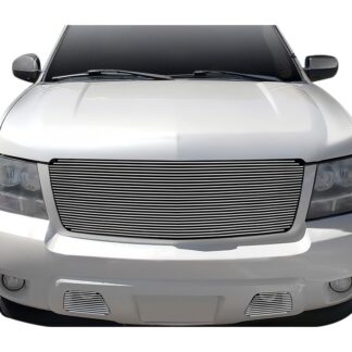 GR03HEB28A Polished Horizontal Billet Grille | 2007-2013 Chevy Avalanche /2007-2014 Chevy Suburban /2007-2014 Chevy Tahoe Not For Hybrid (MAIN UPPER)