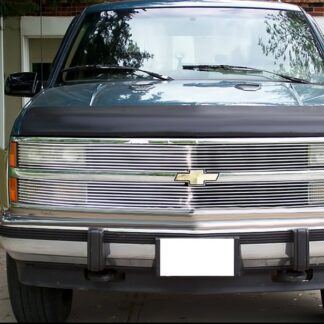 GR03HEB45A Polished Horizontal Billet Grille | 1992-1993 Chevy Blazer With Composite Headlights (With Corner Signal Lights)/1988-1993 Chevy C/K Pickup With Composite Headlights (With Corner Signal Lights) Not For 88-91 1Ton Crew Dually/1992-1993 Chevy Suburban With Composite Headlights (With Corner Signal Lights) Phantom Style (MAIN UPPER)