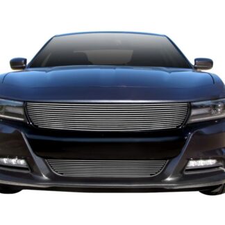 GR04FFC44A Polished Horizontal Billet Grille | 2015-2018 Dodge Charger (Not for Daytona and RT SCAT Pack and SRT)/2019-2021 Dodge Charger Only for SXT (MAIN UPPER)