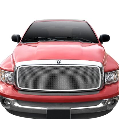 Chrome Polished Wire Mesh Grille 2002-2005 Dodge Ram 2500  Main Upper
