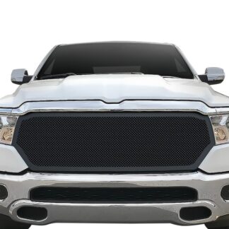GR04GEE40H Black Powder Coated 1.8 mm Wire Mesh Grille | 2019-2022 Ram 1500 Laramie/Lone Star/Big Horn/Tradesman (Excl. 19-21 Ram 1500 Classic