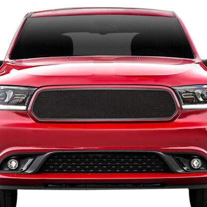 GR04GFC47H Black Powder Coated 1.8 mm Wire Mesh Grille | 2014-2017 Dodge Durango /2018 Dodge Durango Not for RT and SRT model/2019-2020 Dodge Durango Not for GT and RT and SRT (MAIN UPPER)