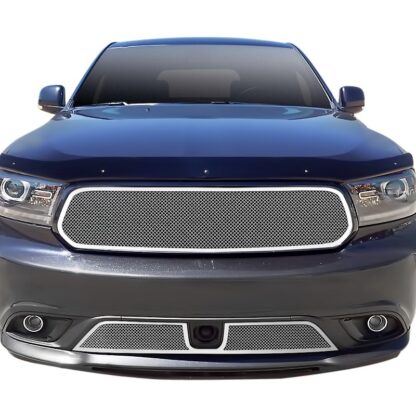 Chrome Polished Wire Mesh Grille 2018 Dodge Durango  Lower Bumper With Adaptive Cruise Control Not for RT and SRT model