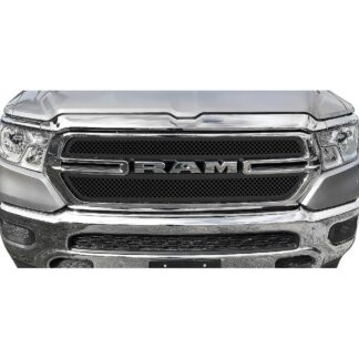 GR04GFG28K Black Powder Coated 1.8 mm Wire Mesh Grille | 2019-2022 Ram 1500 Only for Tradesman (Excl. 19-21 Ram 1500 Classic) (MAIN UPPER)
